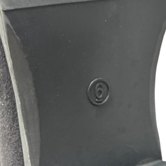 Women’s Black Over The Knee Boots Faux Suede Thigh High Low Heel Shoes Size 6 - Picture 8 of 9